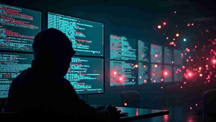 509m9w3gq: Cyber Attacks on British Infrastructure Intensify, Concept art for illustrative purpose, tags: und hacker auf - Monok
